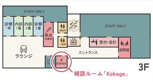 相談ルーム「Kokage(こかげ)」