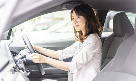 車での通院が可能